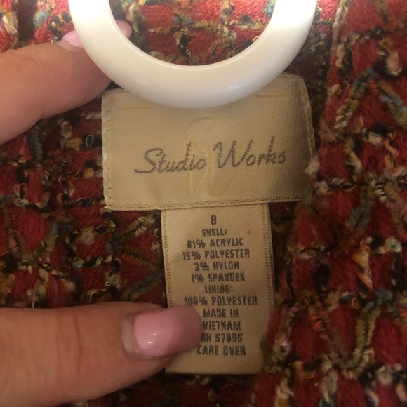 Red/Multi-Color Jacket - Picture 3 of 3